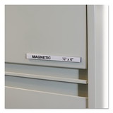 C-Line 87207 HOL-DEX Magnetic Shelf/Bin Label Holders, Side Load, 1/2