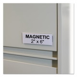 C-Line 87247 HOL-DEX Magnetic Shelf/Bin Label Holders, Side Load, 2