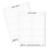 C-Line CLI87527 Scored Tent Cards, White Cardstock, 3 1/2 X 2, 4/sheet, 40 Sheets/bx, Price/BX