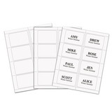 C-Line 92377 Laser Printer Name Badges, 3 3/8 x 2 1/3, White, 200/Box