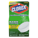 Clorox CLO30024PK Automatic Toilet Bowl Cleaner, 3.5 Oz Tablet, 2/pack