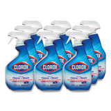 Clorox CLO30197 Clean-Up Cleaner + Bleach, 32 oz Spray Bottle, Fresh Scent, 9/Carton