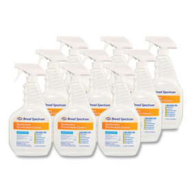 Clorox CLO30649 Broad Spectrum Quaternary Disinfectant Cleaner, 32 oz Spray Bottle, 9/Carton