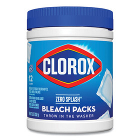 Clorox CLO31371 Control Bleach Packs, Regular, 12 Tabs/Pack, 6 Packs/Carton