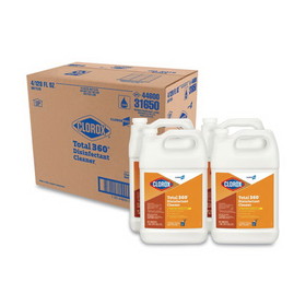 Clorox CLO31650 Total 360 Disinfectant Cleaner, 128 oz Bottle, 4/Carton