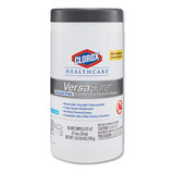 Clorox Healthcare CLO31757EA VersaSure Cleaner Disinfectant Wipes, 1-Ply, 8 x 6.75, Original Scent, White, 85 Towels/Can