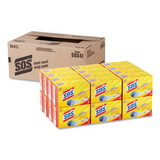 S.O.S. 98041 Steel Wool Soap Pad, 4/Box, 24 Boxes/Carton