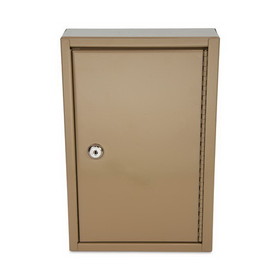 CONTROLTEK CNK500130 Key Lockable Key Cabinet, 30-Key, Metal, Sand, 8 x 2.63 x 12.13