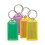 CONTROLTEK CNK500135 Key Tags, Metal/Plastic, Green/Orange/Purple/Yellow, 4/Pack, Price/PK