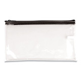 CONTROLTEK CNK530977 Multipurpose Zipper Bags, Vinyl, 11 x 6, Clear