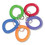 CONTROLTEK CNK565104 Wrist Key Coil Key Organizers, Blue/Green/Orange/Purple/Red, 10/Pack, Price/PK