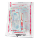 PermaLOK CNK585013 Deposit Bag, Plastic, 5.75 x 8.75 x 3, Clear, 1,000/Carton