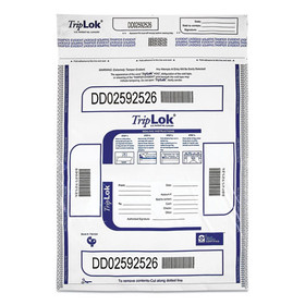 TripLOK CNK585043 Deposit Bag, 12 x 16, 2 mil Thick, Plastic, White, 100/Pack