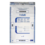 TripLOK CNK585059 Deposit Bag, Plastic, 4 mil, 20 x 28, Clear, 50/Pack
