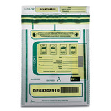 SafeLOK CNK585087 Deposit Bag, Plastic, 9 x 12, Clear, 100/Pack