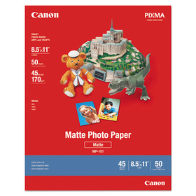 Canon CNM7981A004 Photo Paper Plus, Matte, 8-1/2 X 11, 50 Sheets/pack