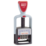 Cosco COS011034 Two-Color Word Dater, 1 3/4 X 1, 