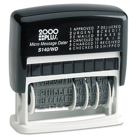 Cosco COS011090 Micro Message Dater, Self-Inking