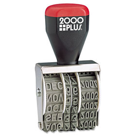Cosco COS012731 Traditional Date Stamp, Six Years, 1 3/8 X 3/16"