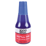 2000 Plus COS032961 2000 Plus Self-Inking Refill Ink, Blue, 0.9 Oz. Bottle