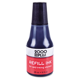 2000 Plus COS032962 2000 Plus Self-Inking Refill Ink, Black, 0.9 Oz. Bottle
