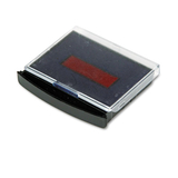 CONSOLIDATED STAMP COS061961 Replacement Ink Pad For 2000 Plus Two-Color Word Daters, Blue/red