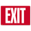 Cosco COS098052 Glow-In-The-Dark Safety Sign, Exit, 12 X 8, Red, Price/EA