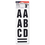 Cosco COS098132 Letters, Numbers & Symbols, Adhesive, 3", Black, Price/EA