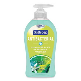 Softsoap CPC44572EA Antibacterial Hand Soap, Fresh Citrus, 11.25 oz Pump Bottle