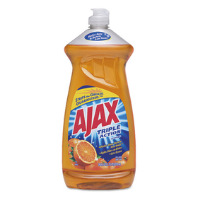 Ajax CPC44678CT Dish Detergent, Liquid, Orange Scent, 28 Oz Bottle, 9/carton