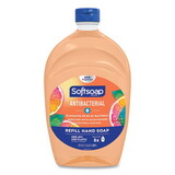 Softsoap CPC46325EA Antibacterial Liquid Hand Soap Refills, Fresh, Orange, 50 oz
