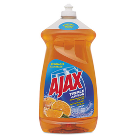 Ajax CPC49860CT Dish Detergent, Liquid, Antibacterial, Orange, 52 Oz, Bottle, 6/carton