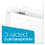 CARDINAL BRANDS INC. CRD10300 Easy-Open Clearvue Extra-Wide Locking Slant-D Binder, 1" Cap, 11 X 8 1/2, White, Price/EA