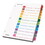 CARDINAL BRANDS INC. CRD60318 Traditional Onestep Index System, 12 Tab, Jan-Dec, Letter, Multicolor, 12/set, Price/ST