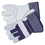 Memphis CRW12010L Split Leather Palm Gloves, Large, Gray, Pair, Price/PR