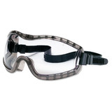 Crews CRW2310AF Stryker Safety Goggles, Chemical Protection, Black Frame
