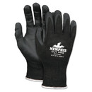MCR Safety CRW92720NFL Cut Pro 92720NF Gloves, Large, Black, HPPE/Nitrile Foam