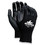 MCR Safety CRW9669L Economy PU Coated Work Gloves, Black, Large, 1 Dozen, Price/DZ