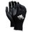 MCR Safety 9669M Economy PU Coated Work Gloves, Black, Medium, 1 Dozen, Price/DZ