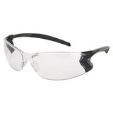 MCR Safety BD110PF Backdraft Glasses, Clear Frame, Anti-Fog Clear Lens