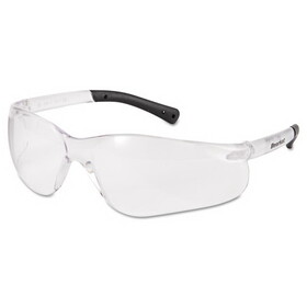 MCR Safety BK110AF BearKat Safety Glasses, Frost Frame, Clear Lens