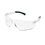 Crews CRWBK110 Bearkat Safety Glasses, Wraparound, Black Frame/clear Lens, Price/EA
