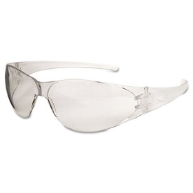 MCR Safety CRWCK110AF Checkmate Safety Glasses, Clear Temple, Clear Lens, Anti Fog