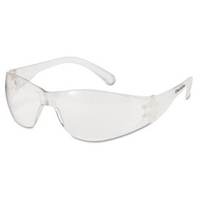 MCR Safety CL010 Checklite Safety Glasses, Clear Frame, Clear Lens
