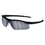 Crews CRWDL119AF Dallas Wraparound Safety Glasses, Black Frame, Gray Indoor/outdoor Lens, Price/EA