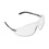 MCR Safety CRWS2110BX Blackjack Wraparound Safety Glasses, Chrome Plastic Frame, Clear Lens, 12/Box, Price/BX