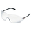 Crews CRWS2110 Blackjack Wraparound Safety Glasses, Chrome Plastic Frame, Clear Lens, Price/EA