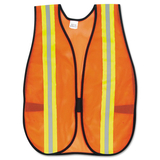 Mcr Safety CRWV201R Orange Safety Vest, 2