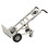 Cosco CSC12312ABL1E 3-in-1 Convertible Hand Truck, 800 lb to 1,000 lb Capacity, 21.06 x 21.85 x 48.03, Aluminum, Price/EA