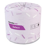 Cascades PRO CSDB150 Select Standard Bath Tissue, 1-Ply, White, 4.3 x 3.25, 1210/Roll, 80 Roll/Carton